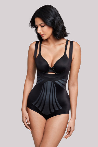 Woman wearing Miraclesuit Torsette Body briefer