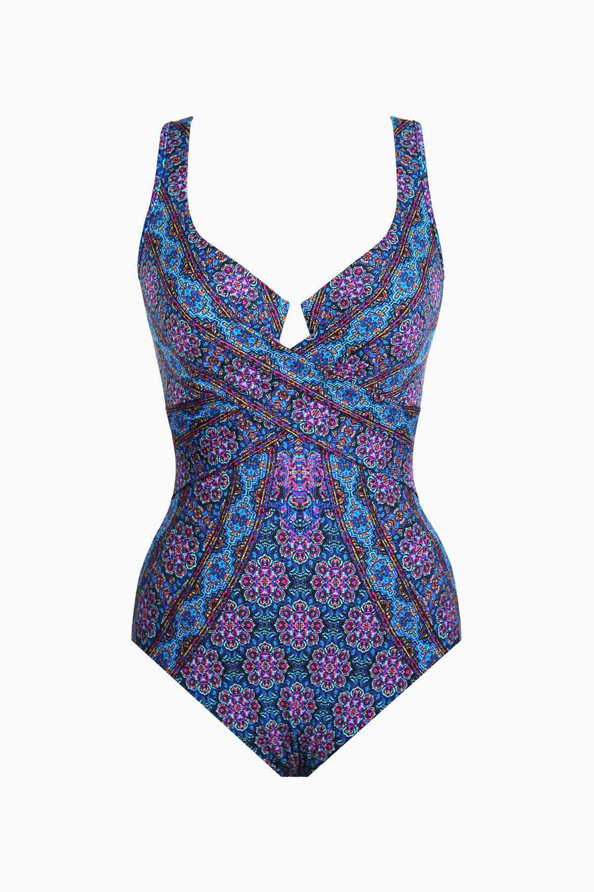 🔥Dreamsuit by Miracle Brands One Piece Swimsuit Keyhole Blue 🔥