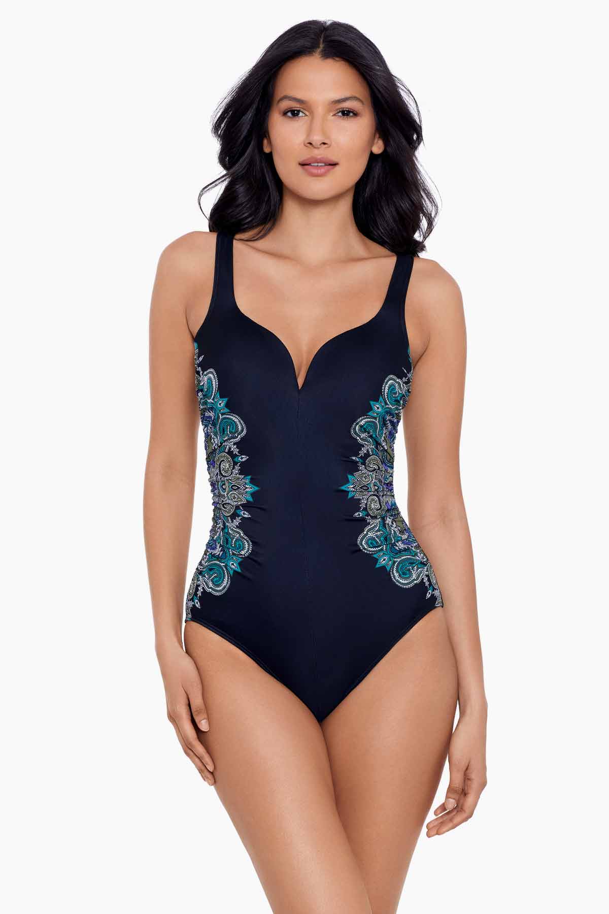 Miraclesuit Gilted as Charged Temptress DD Cup One Piece Swimsuit