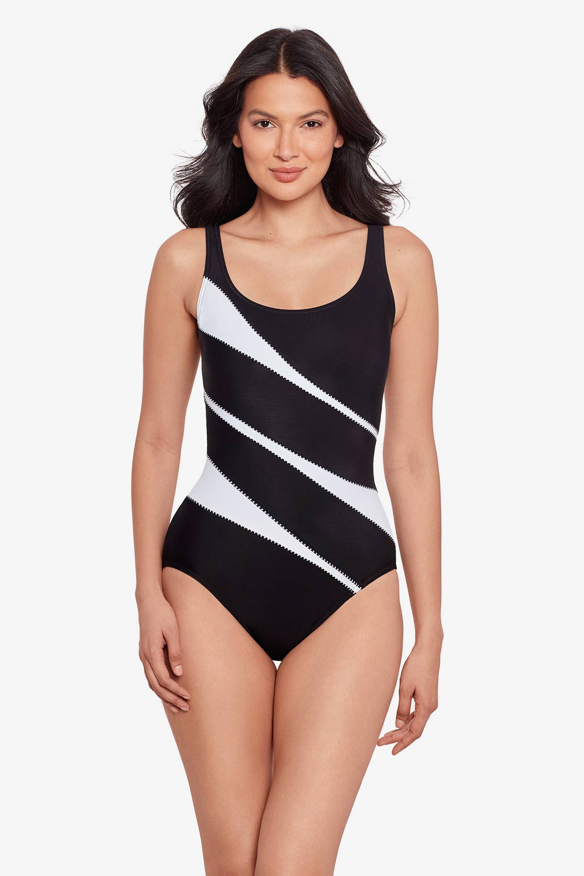 Miraclesuit Must Haves Oceanus Black One Piece DDD Cup