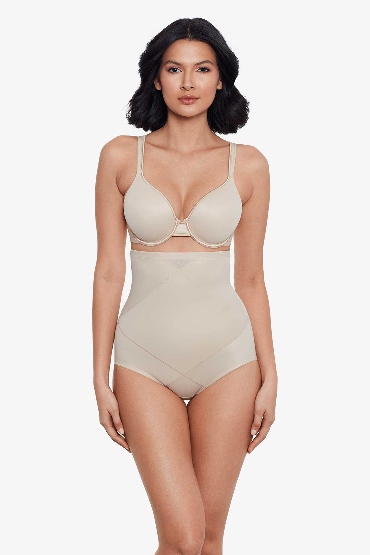 Miraclesuit Extra Firm Tummy Control Hi-Waist Brief Size XL in Stucco $ 49.  for sale online
