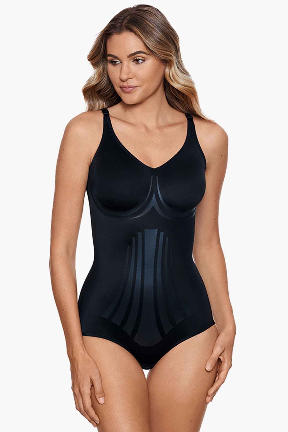 Miraclesuit Extra Firm Shape Away Lace Bodybriefer 2840 - Macy's