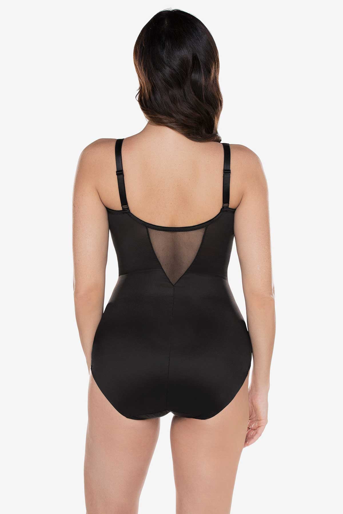 Sexy Sheer Shaping Bodybriefer - Black