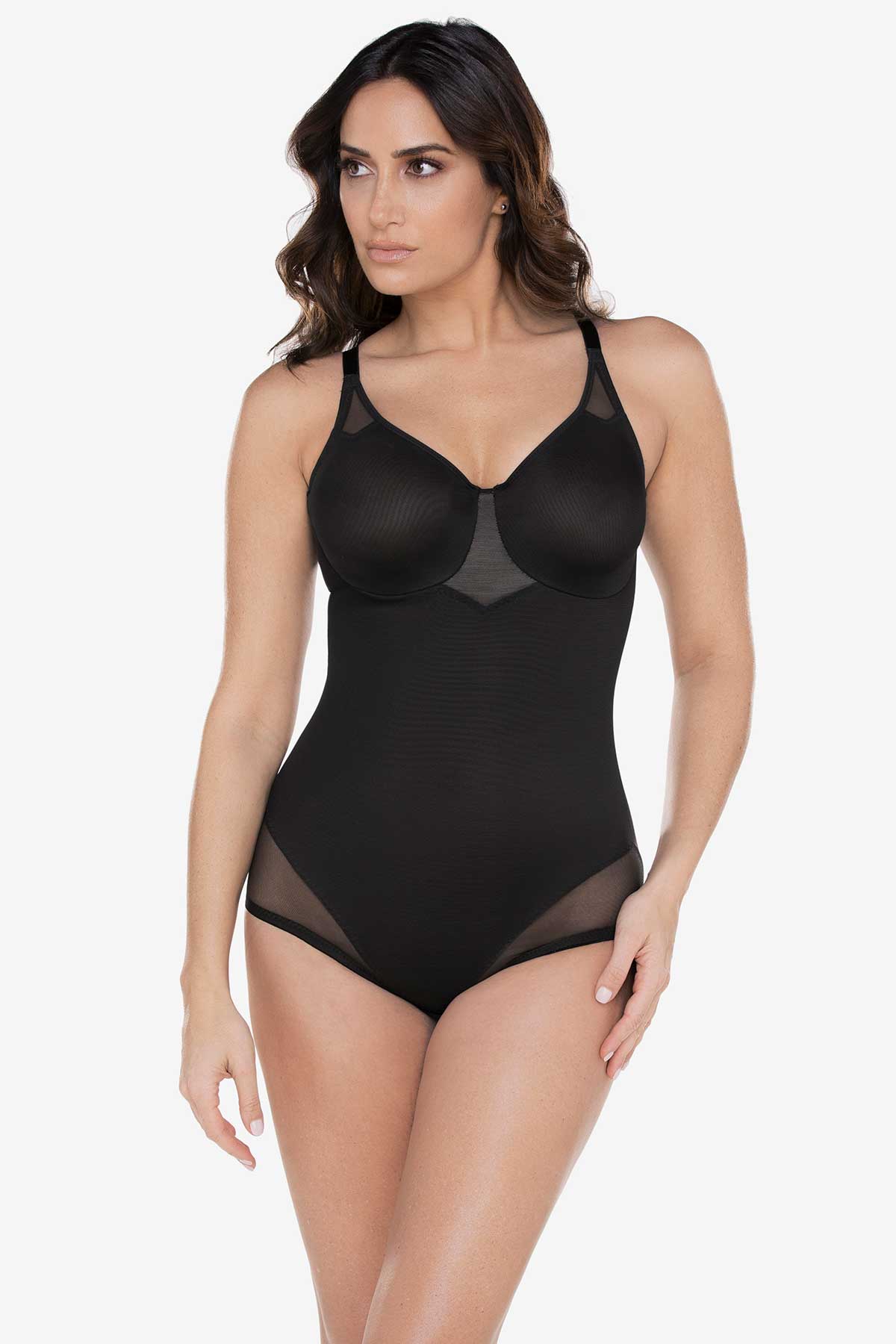 Ambrielle LYCRA® FitSense™ technology Wirefree Body Briefer
