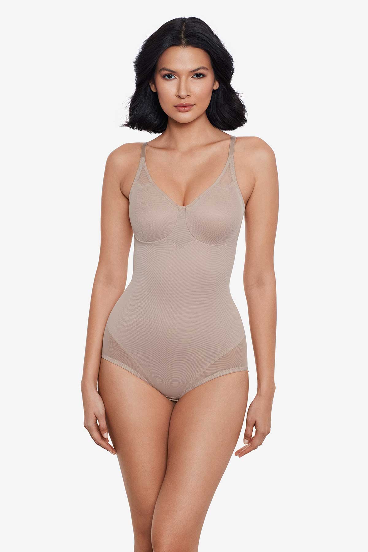 Miraclesuit Women's Extra Firm Tummy-Control Open Bust Thigh Slimming Body  Shaper 2781