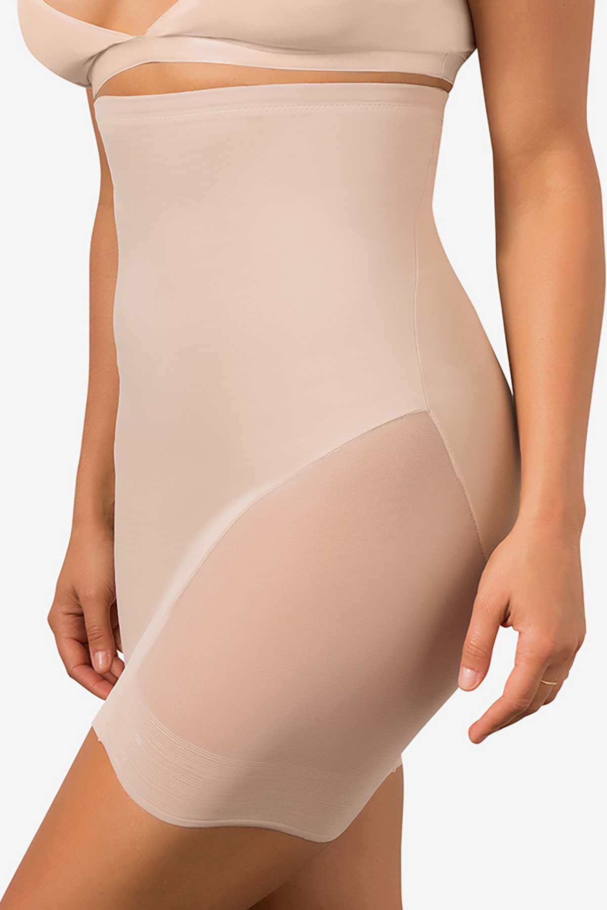 Miraclesuit Women's Extra Firm Tummy-Control High Waist Sheer Half