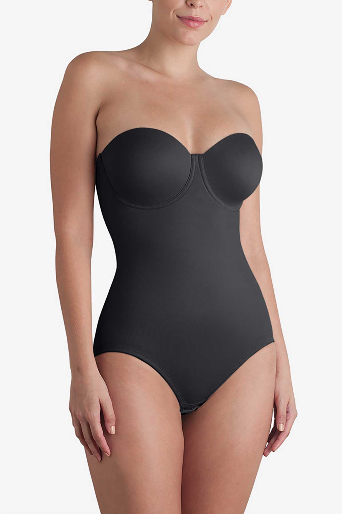 Find Cheap, Fashionable and Slimming strapless shapewear bodysuit 