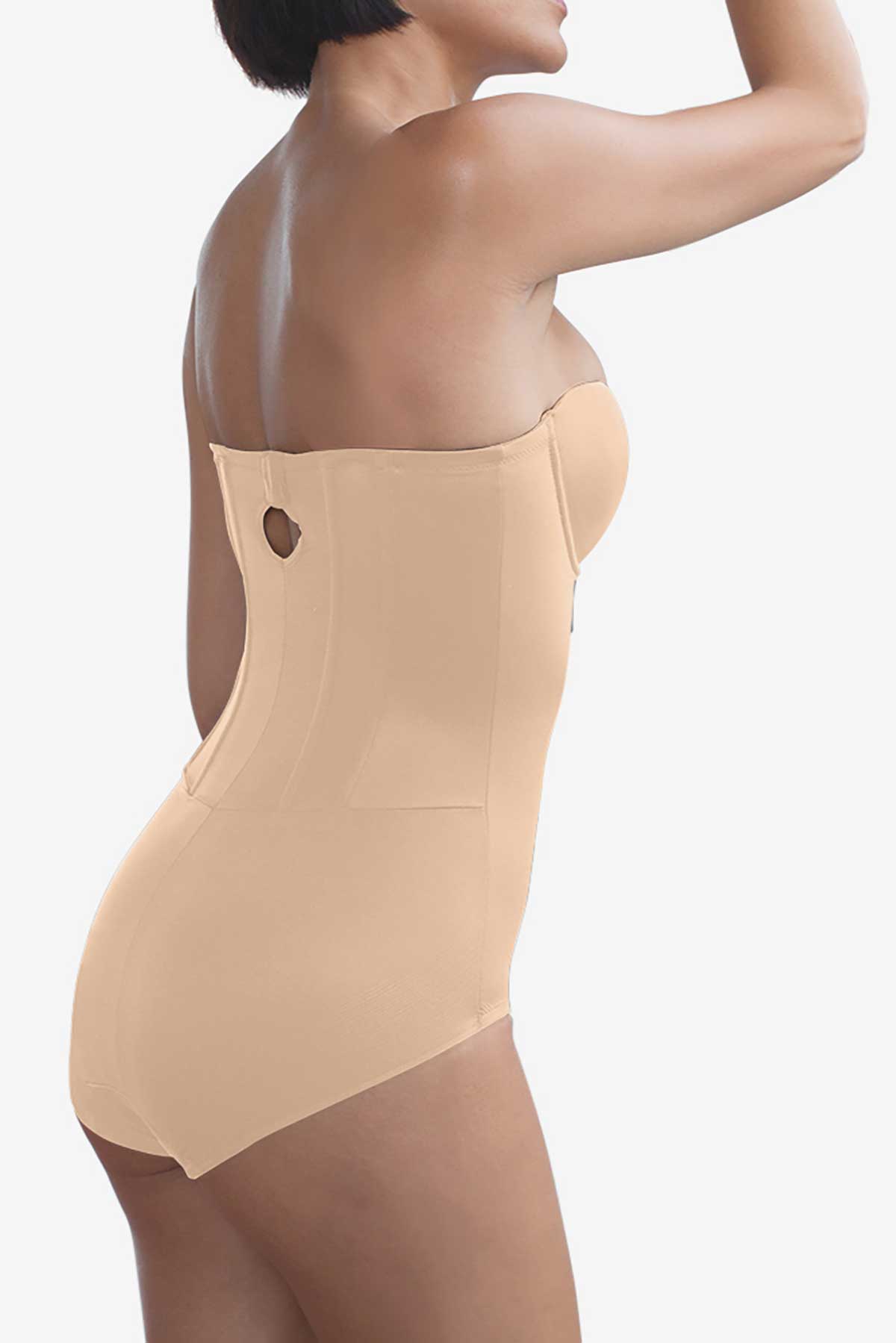 Extra Firm Control Convertible Bodysuit 36D, Nude
