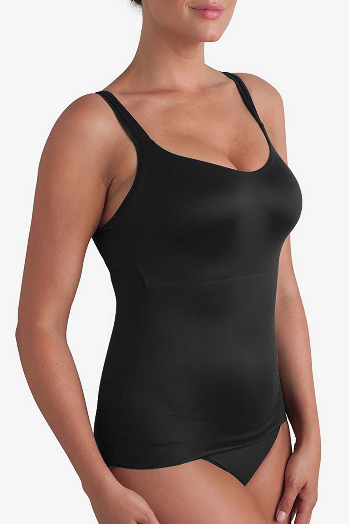 Women Shapewear Tank Tops with Built in Shelf Bra Tummy Control Body Shaper  Vest 