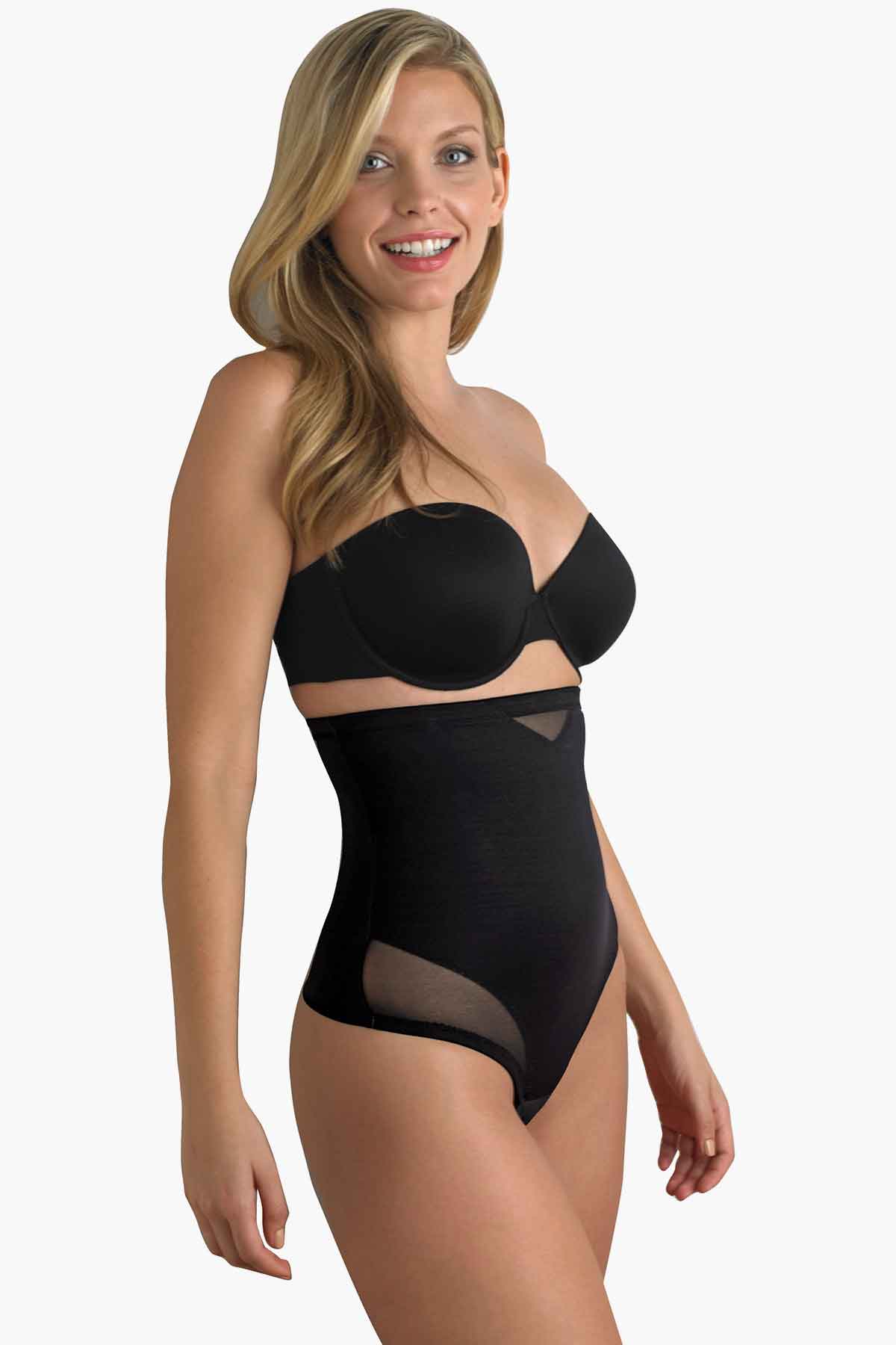 Miraclesuit Shapewear Inches Off Waist Cinching Thong - 2728