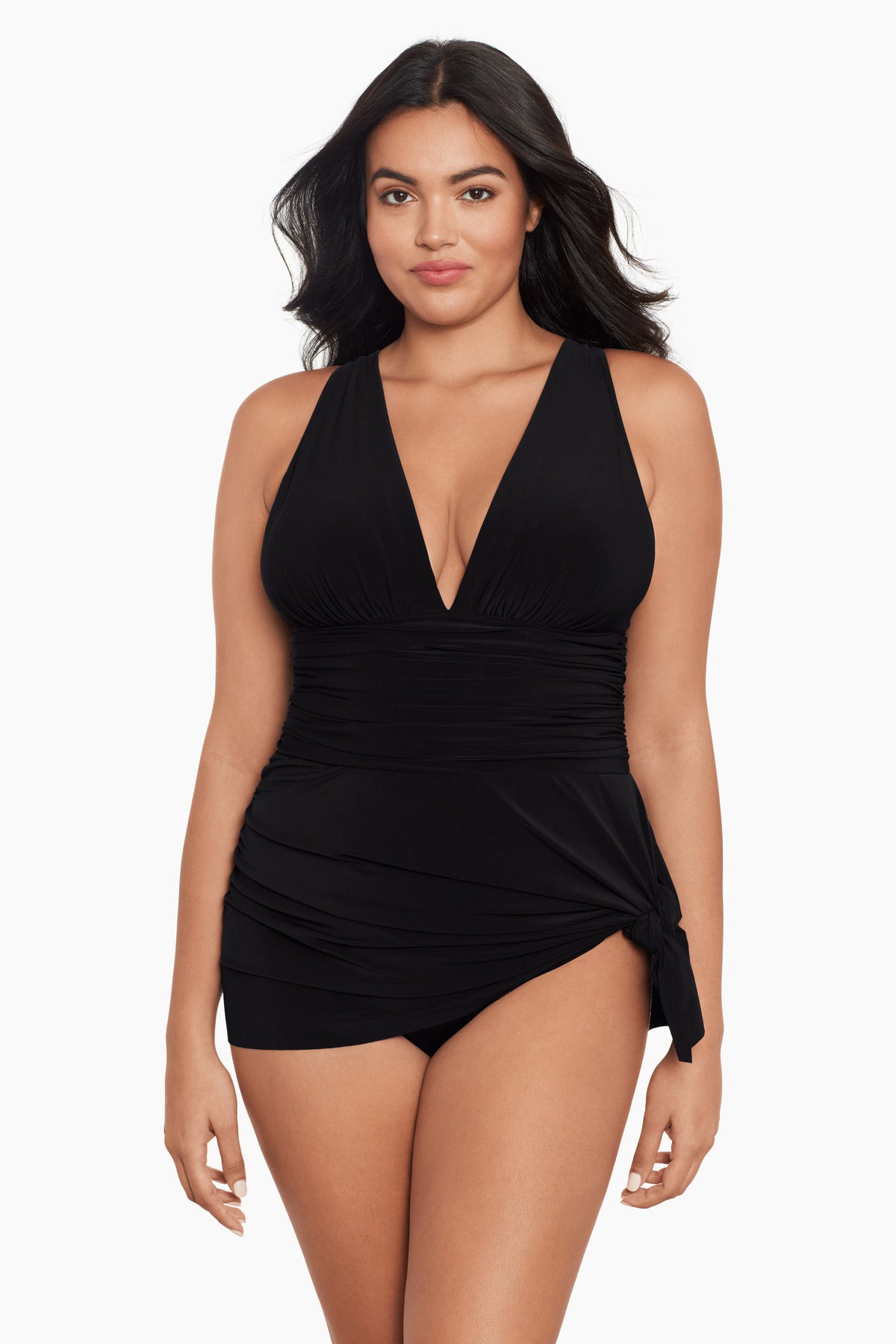 Bulk-buy Hot Sale Lycra Material Girl′s Swim Dress Swimsuit for