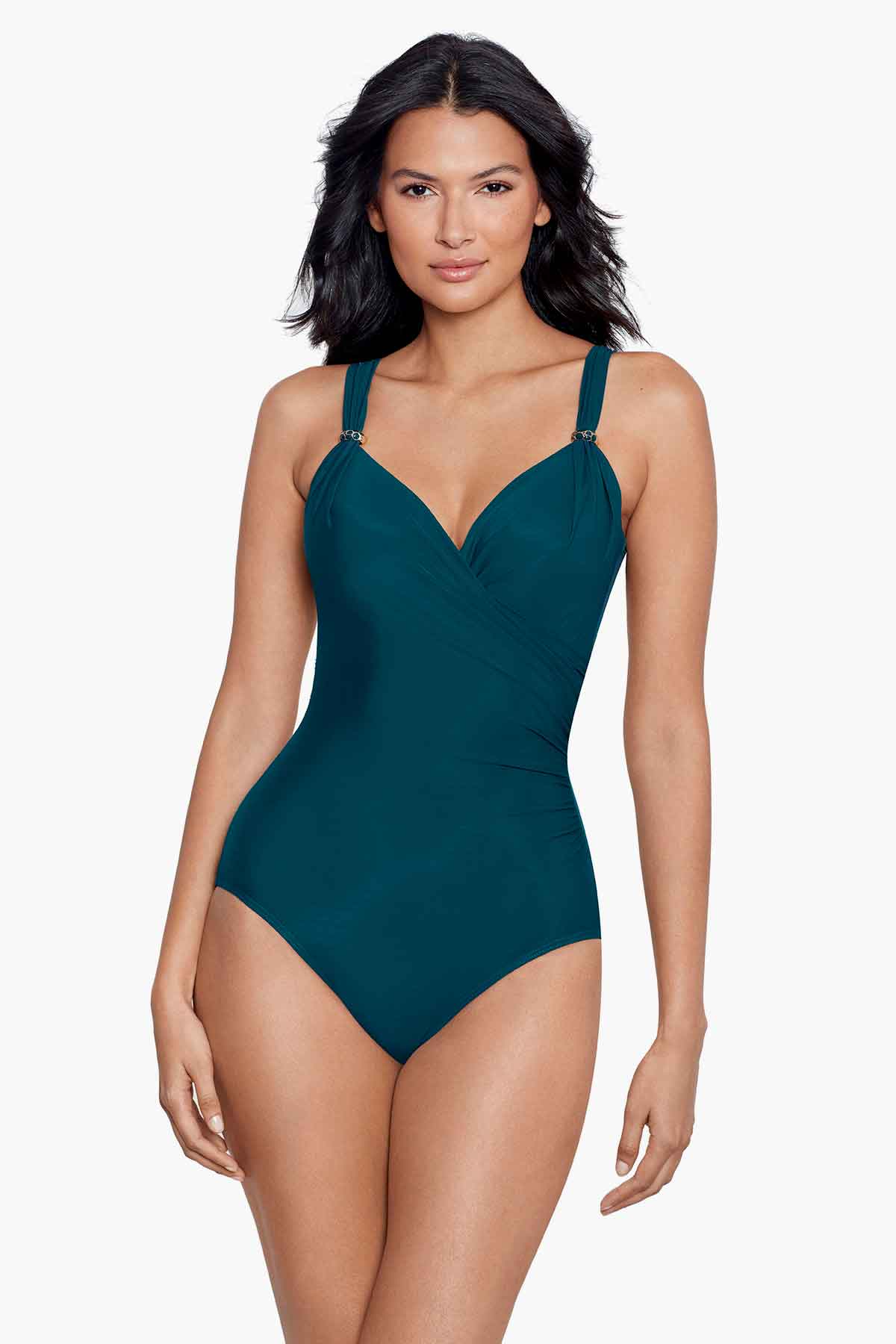 InstantFigure Compression Skirted One-Piece Swimsuit 