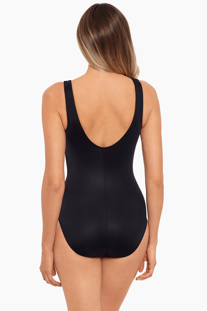 Scoop Back One Piece Swimsuit 